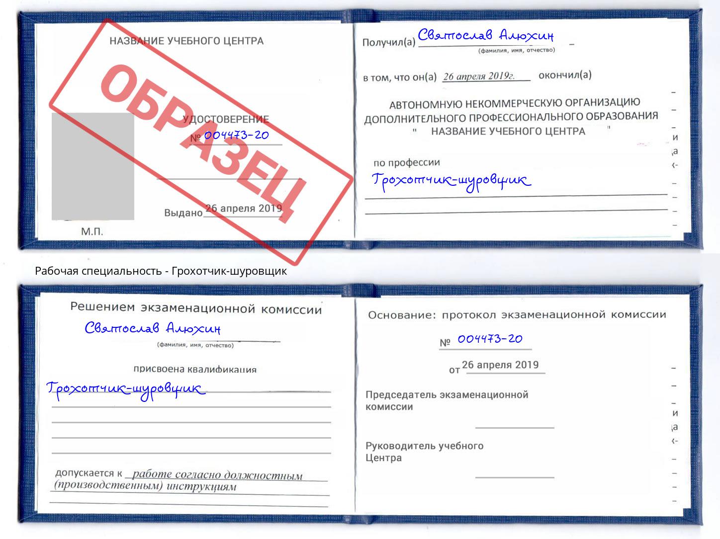 Грохотчик-шуровщик Бор